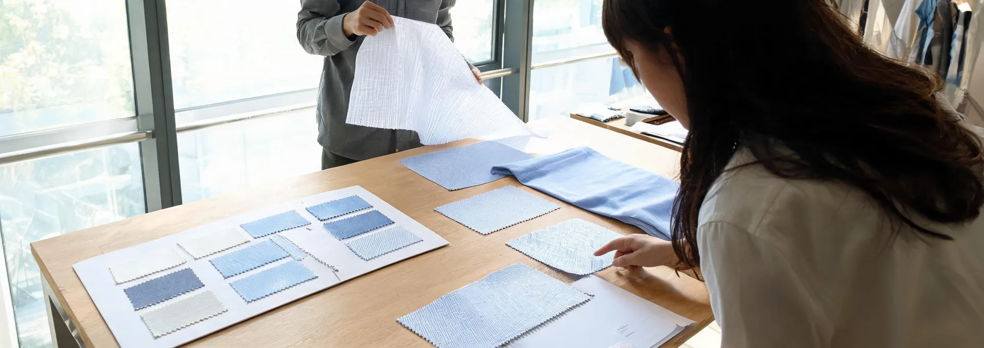 Fine shirting fabric development