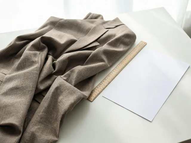 Jacket fabric drape study